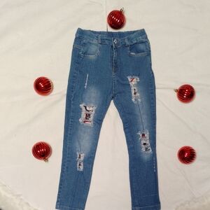 Trendy Kids Blue Distressed Jeans